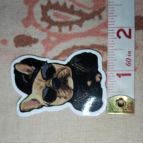 (K) Gangsta Frenchie Dog Sticker Doggie Dog Mom Puppy French Bulldog - Picture 3 of 5